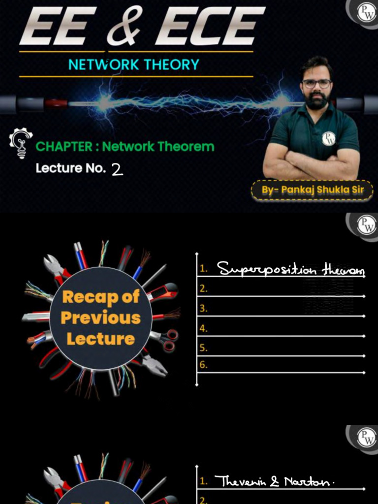 Network Theorems 02 - Class Notes | PDF