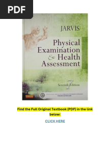 Physical Examination and Health Assessment 7th Edition PDF