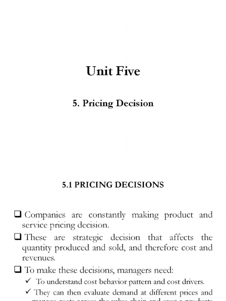 Unit Five f | PDF