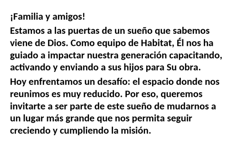 Familia y Amigos | PDF