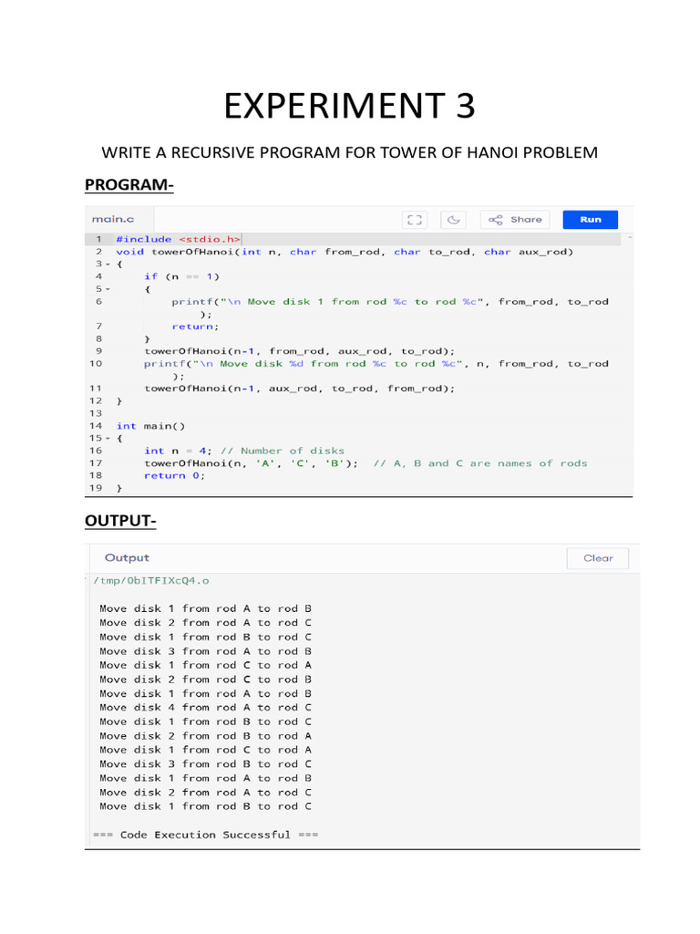 Experiment 3 | PDF