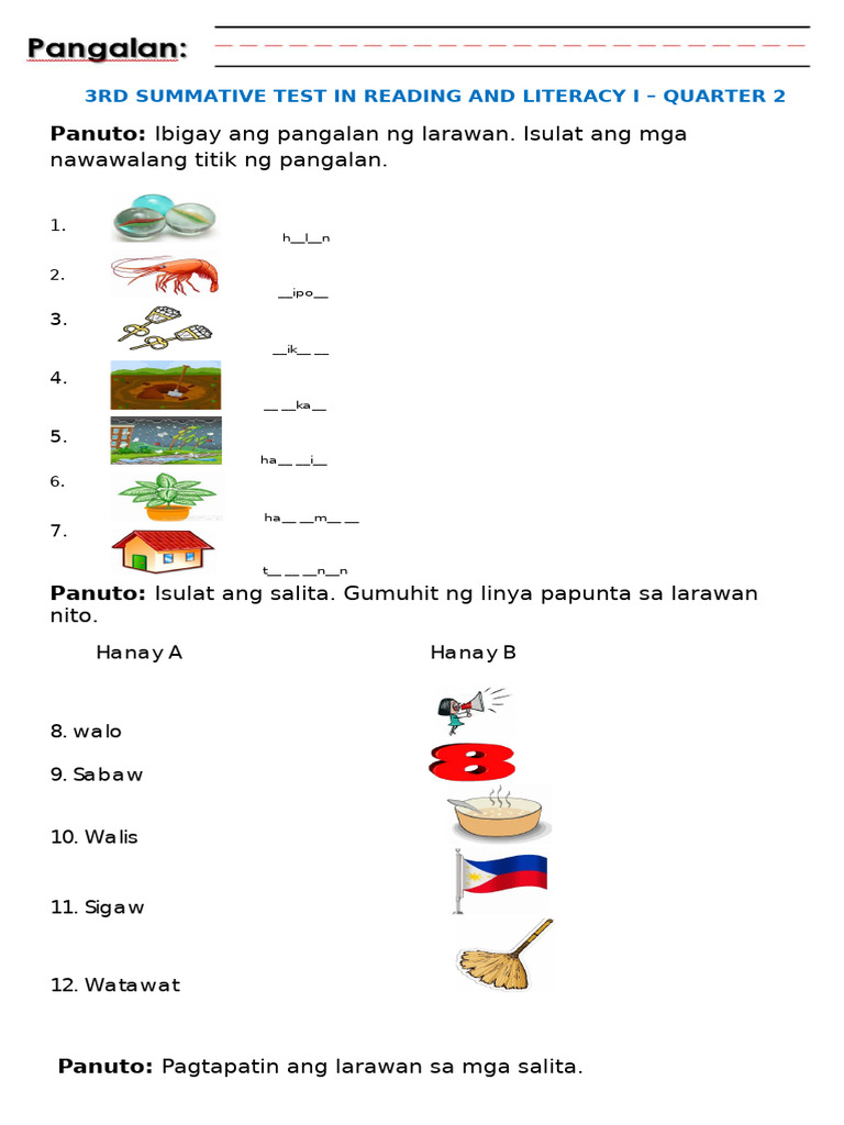 Q2-RL-3RD-SUMMATIVE-TEST | PDF