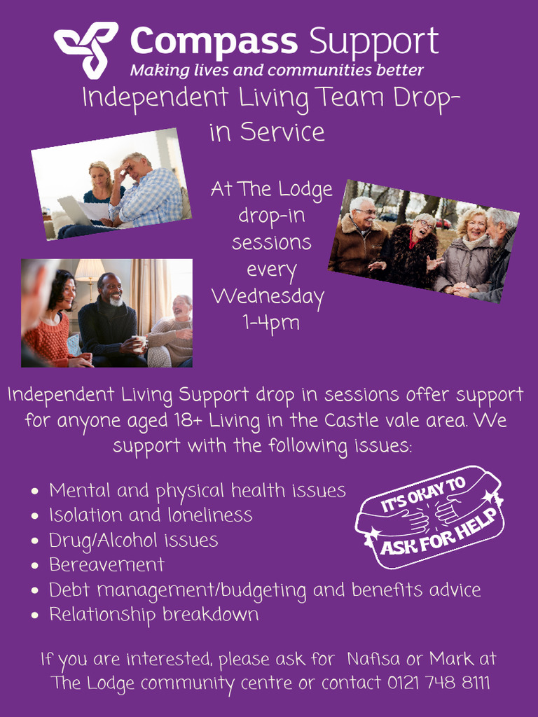 Independent Living Support Drop-in Sessions | PDF