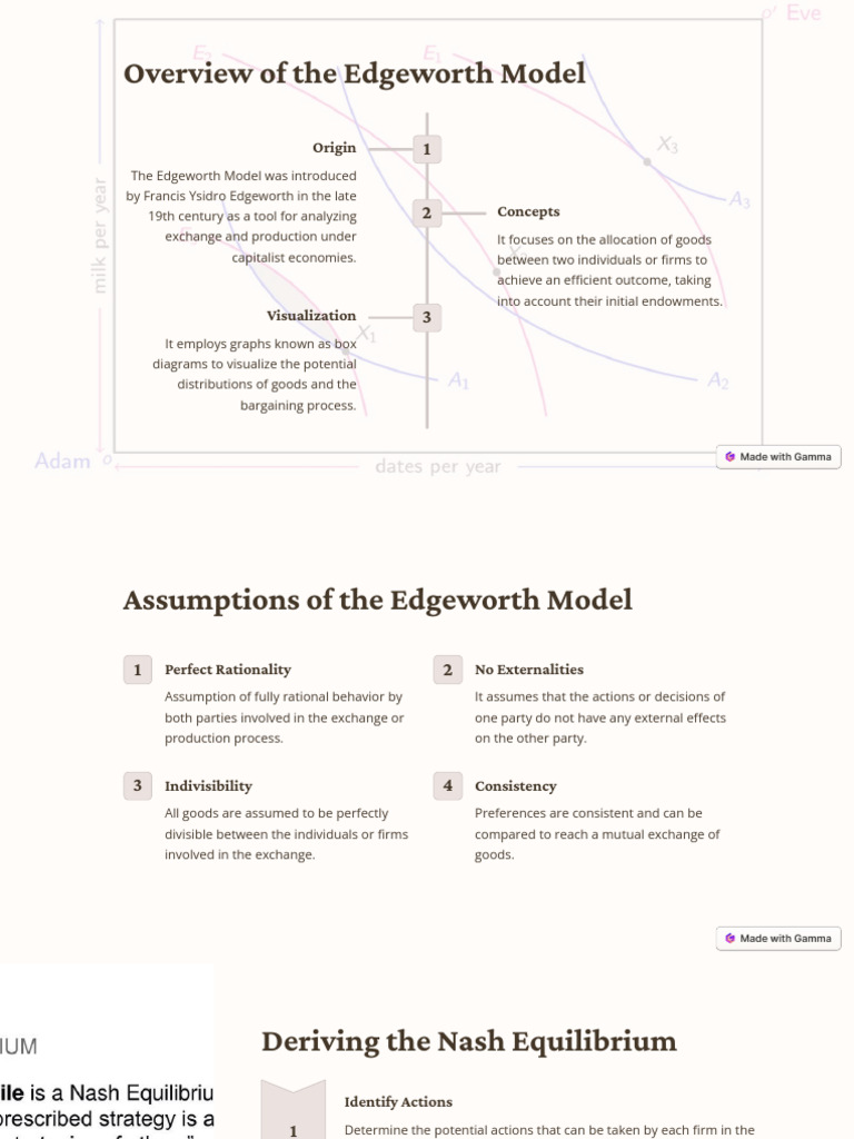 Overview-of-the-Edgeworth-Model | PDF | Systems Theory | Game Theory