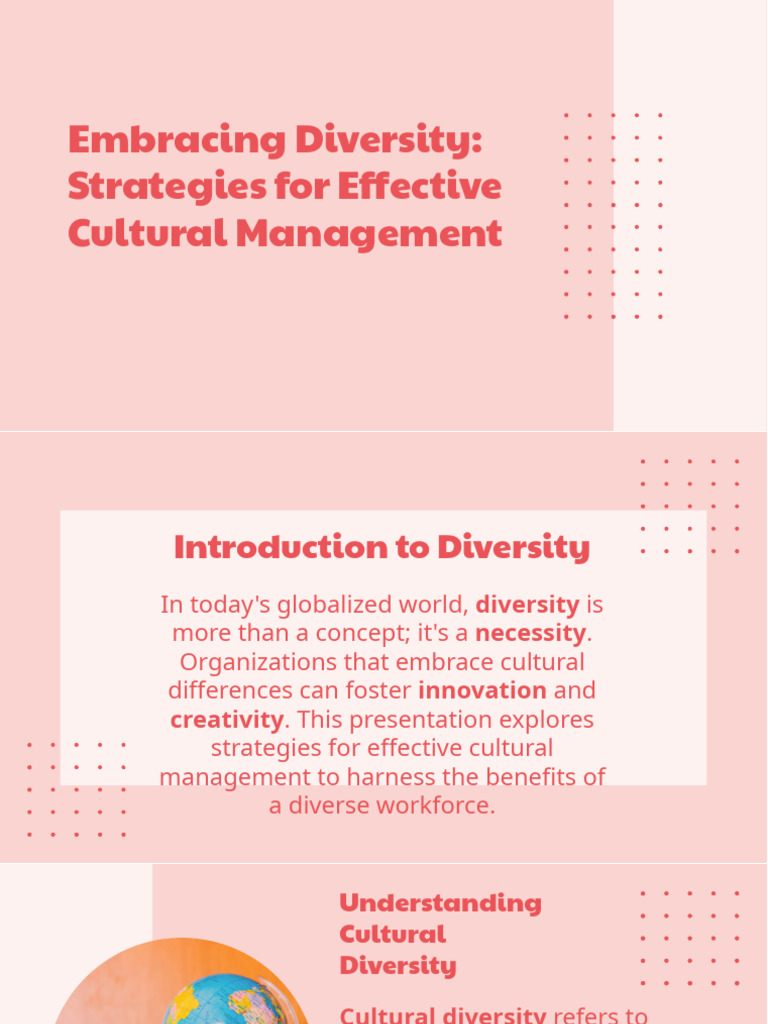 Slidesgo Embracing Diversity Strategies For Effective Cultural ...