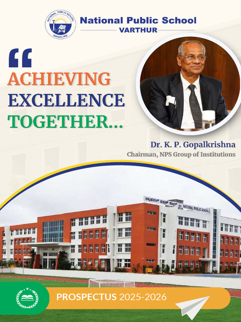 National Public School Varthur Prospectus | PDF | Learning | Creativity