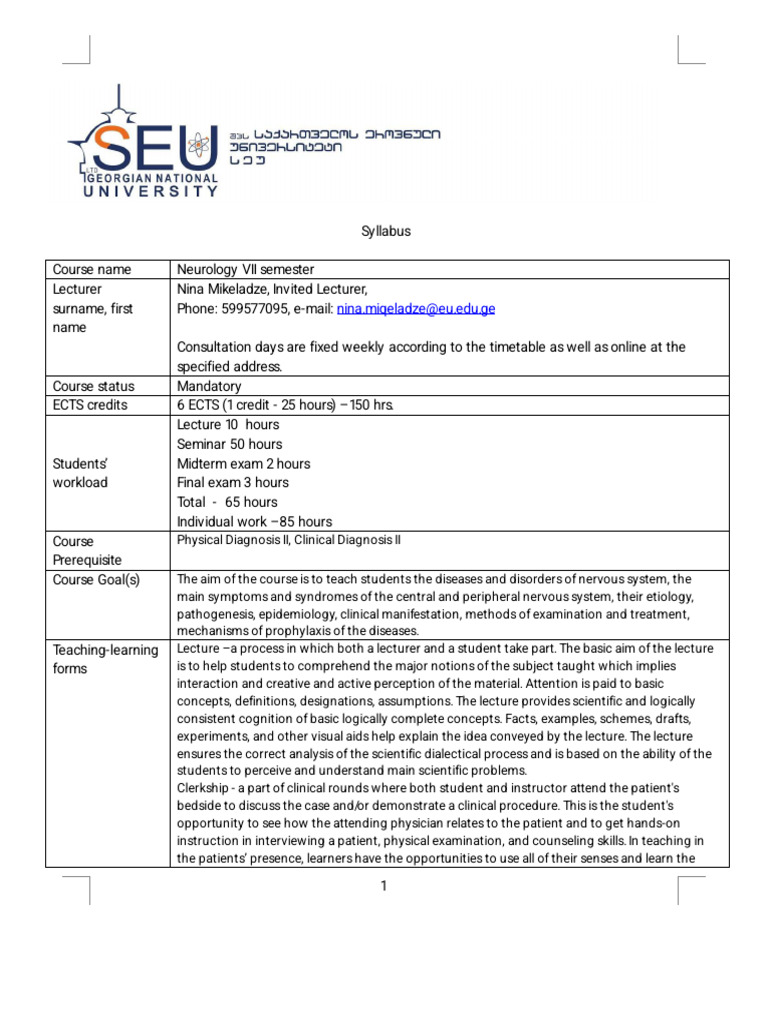 Neurology Pdf Neurology Educational Technology