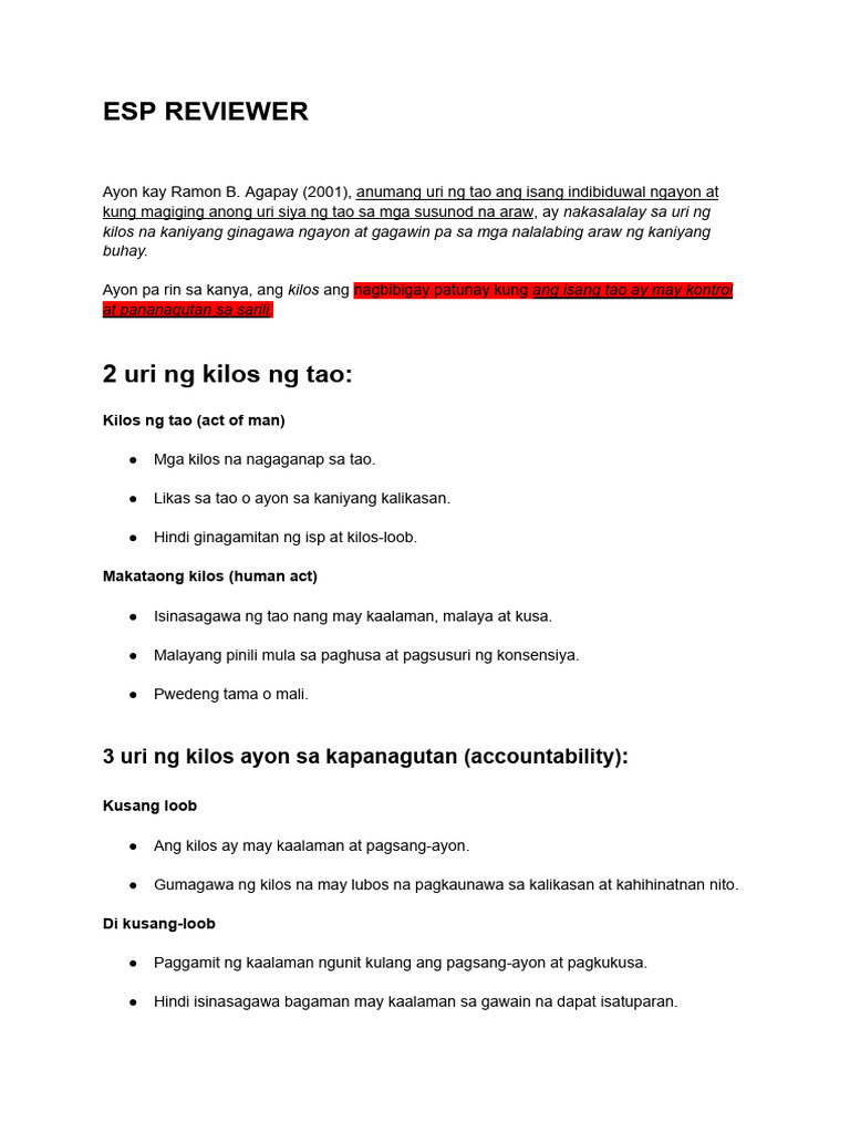 Esp Reviewer | PDF