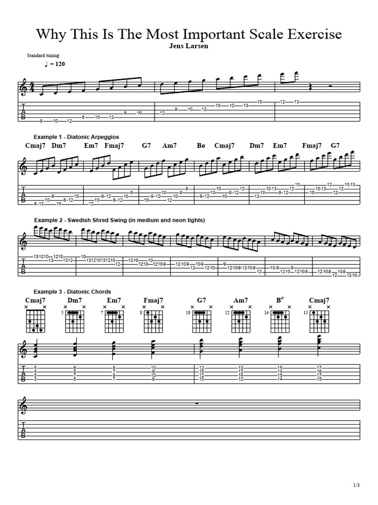 Why This Is The Most Important Scale Exercise in Jazz | PDF | Melody ...