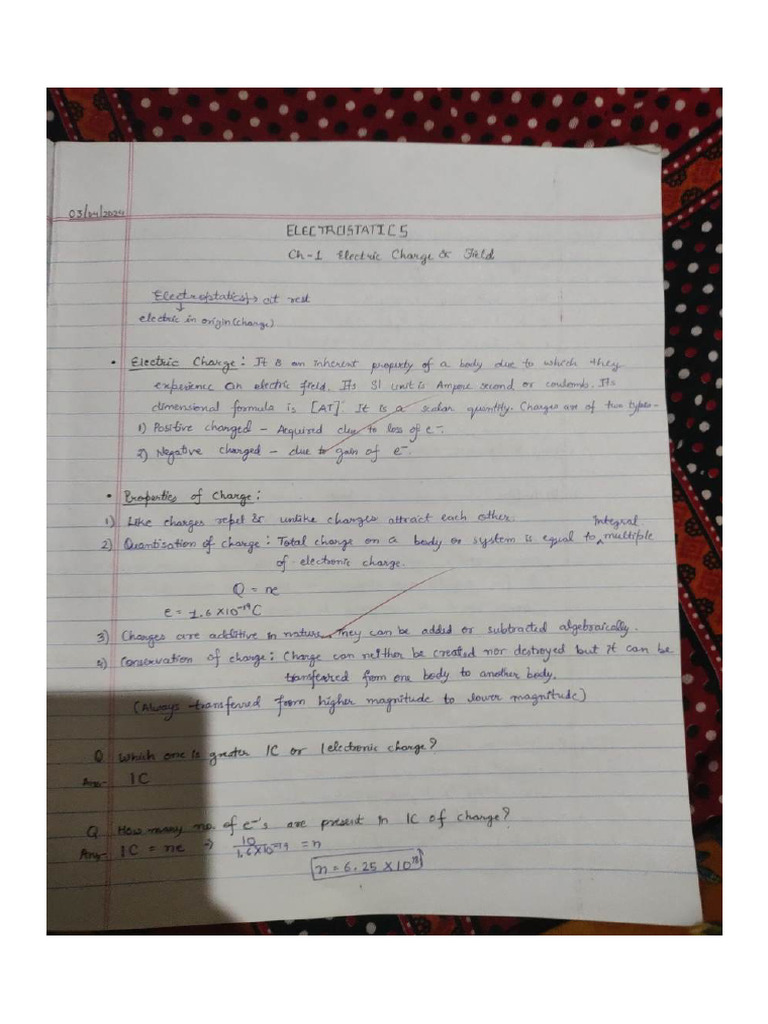 Physics CH 1 | PDF