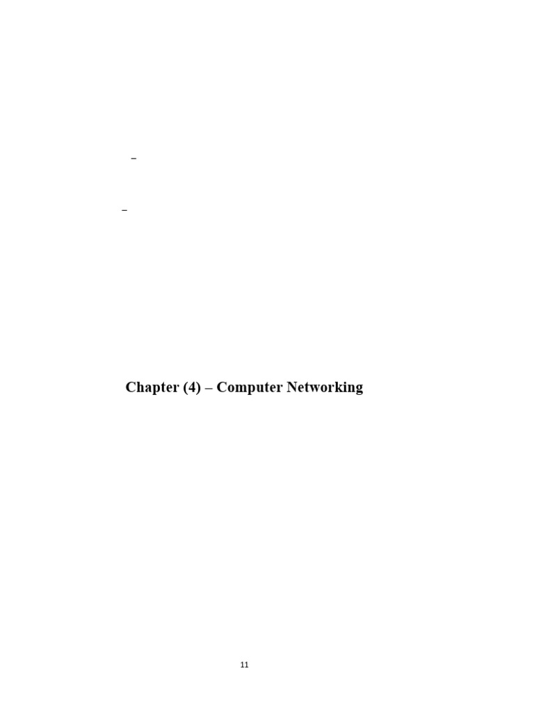 Computer Networking Overview for Students | PDF | Computer Network ...