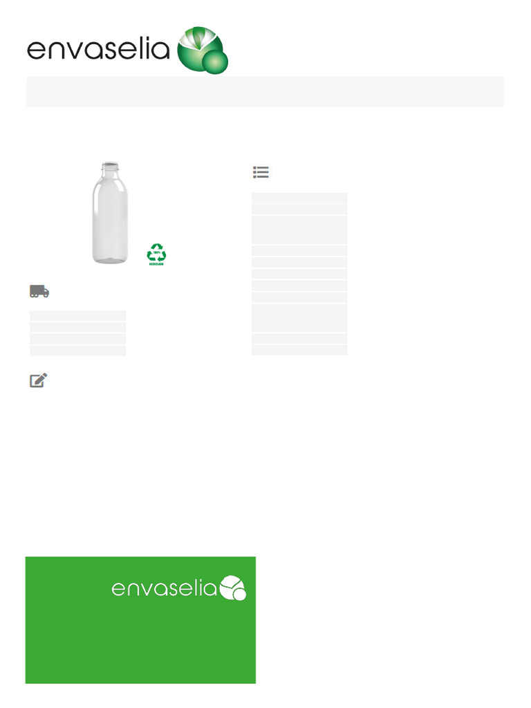 ENVASELIA_BOTELLA+CIL%C3%8DNDRICA+PARA+ZUMOS+DE+1L | PDF