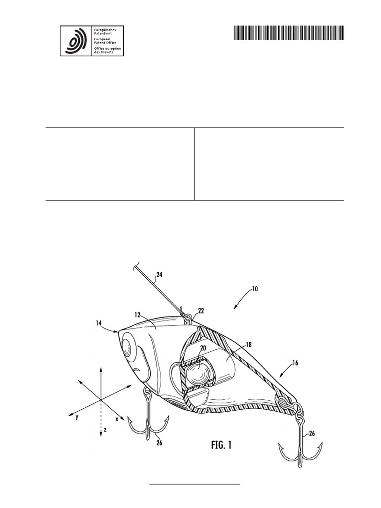 EP2143325A1 | PDF | Angling | Fish