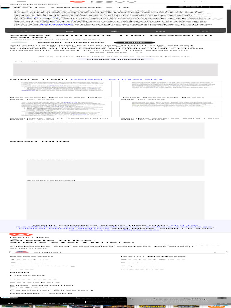 Casey Anthony Trial Research Paper by Keiser University - Issuu | PDF