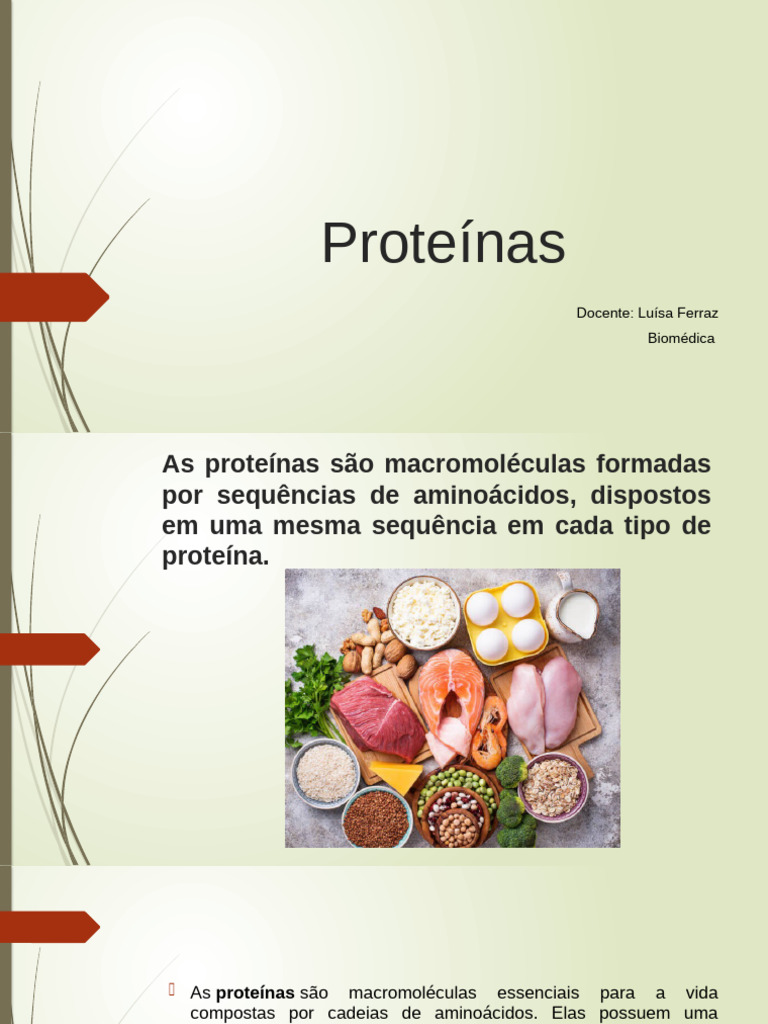 Funções e Estruturas das Proteínas | PDF | Proteínas | Célula (Biologia)