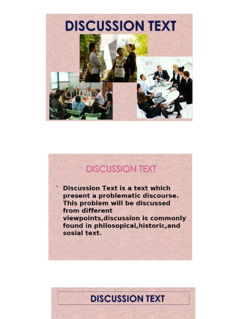 Materi Share Discussion Text | PDF