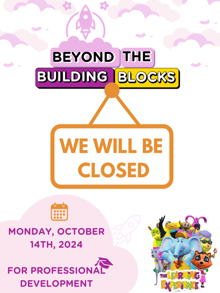 October 14th Center Closure | PDF
