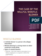 The Case of The Willful Whistle-Blower