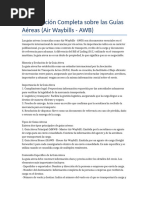 Guía sobre MAWB y HAWB en transporte aéreo | PDF