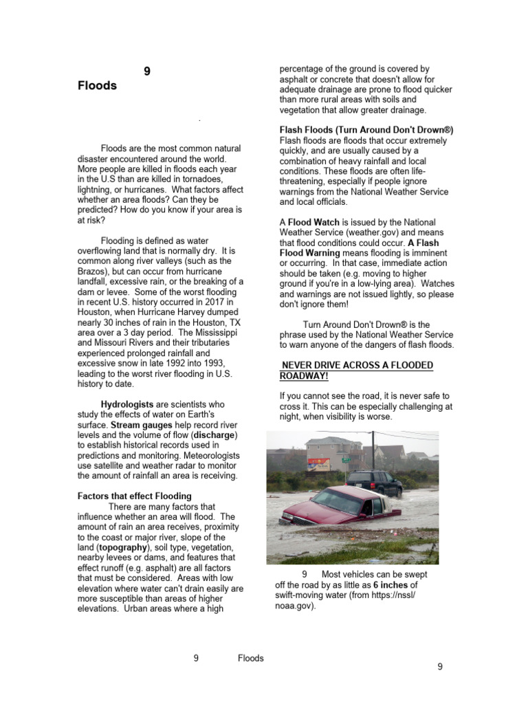 Lab+9+Flooding Spring+2023 | PDF | Flood | River