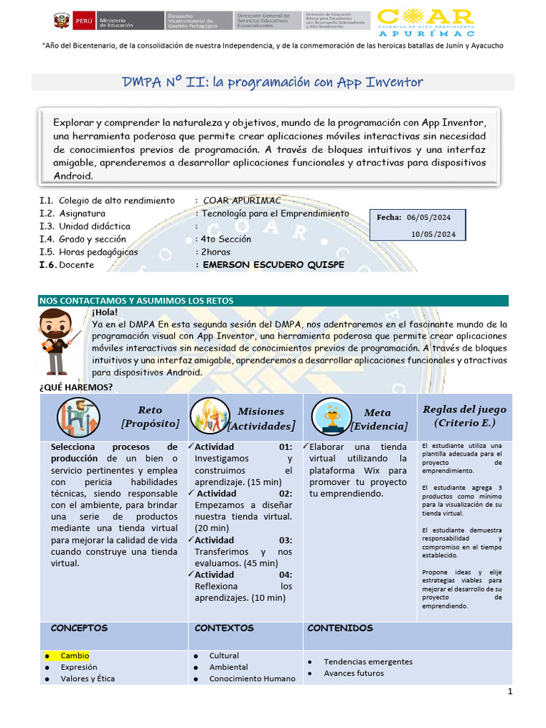 Programación Móvil con App Inventor | PDF | Aplicación movil | Software ...