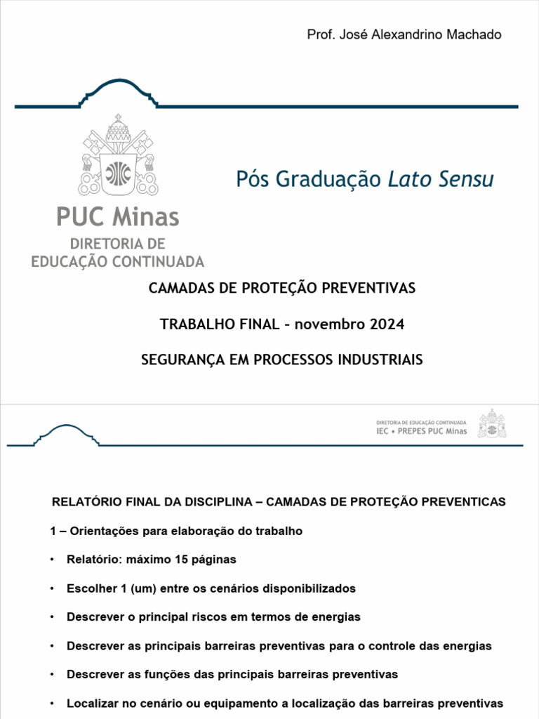 Trabalho Final - CPP - Orientações | PDF