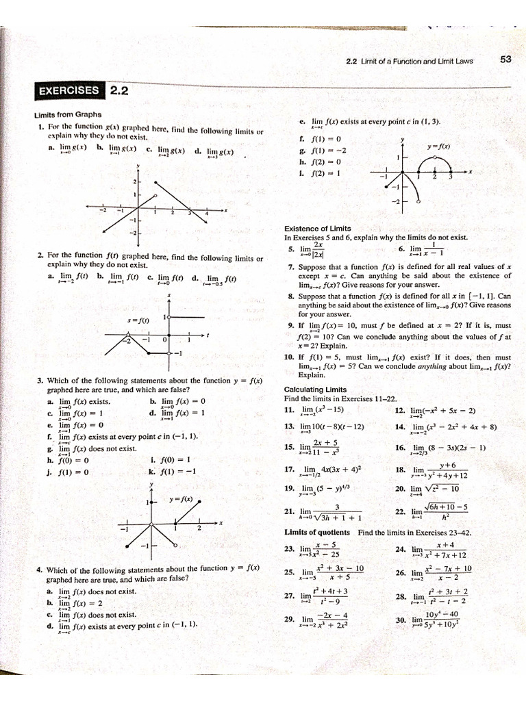 Calculus Questions Imp | PDF