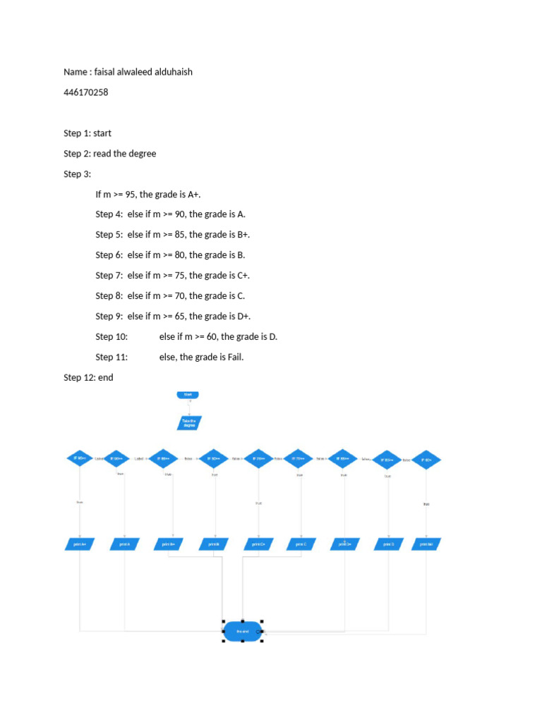 Grade Calculation Steps Guide | PDF