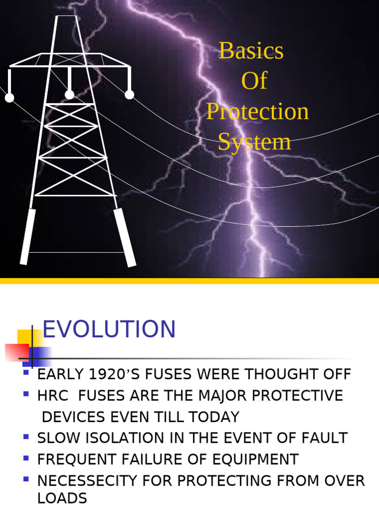 1 Basics of Protection System | PDF | Relay | Manufactured Goods