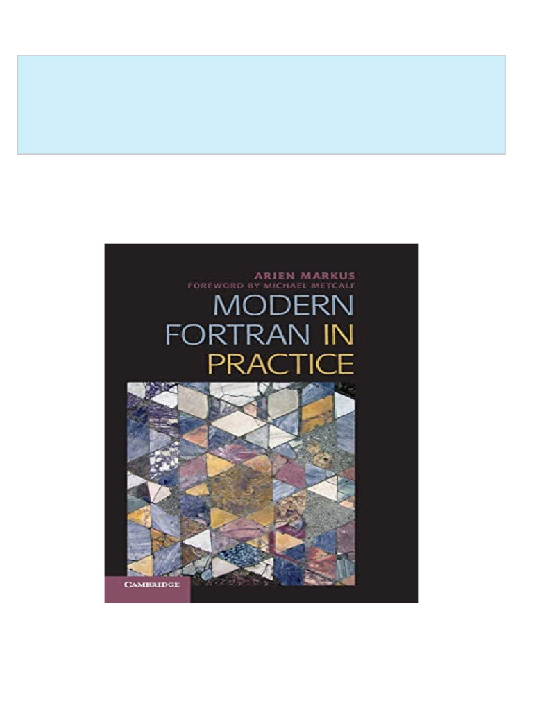 PDF Modern Fortran in Practice Markus download | PDF | Pointer ...