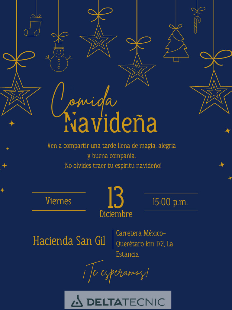 Cena Navideña en Hacienda San Gil | PDF