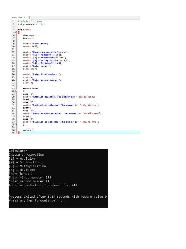 Pseudocode for Basic Math and Letters | PDF