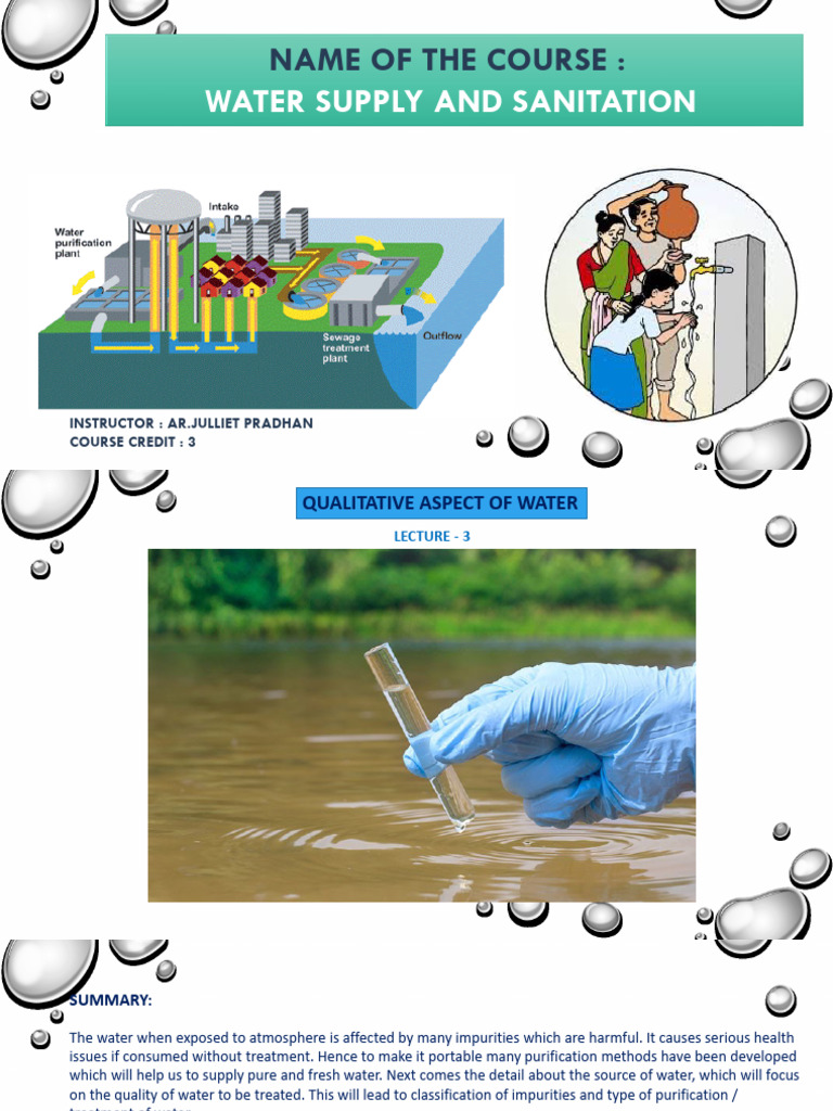 Water Purification Methods Guide | PDF | Water | Water Purification