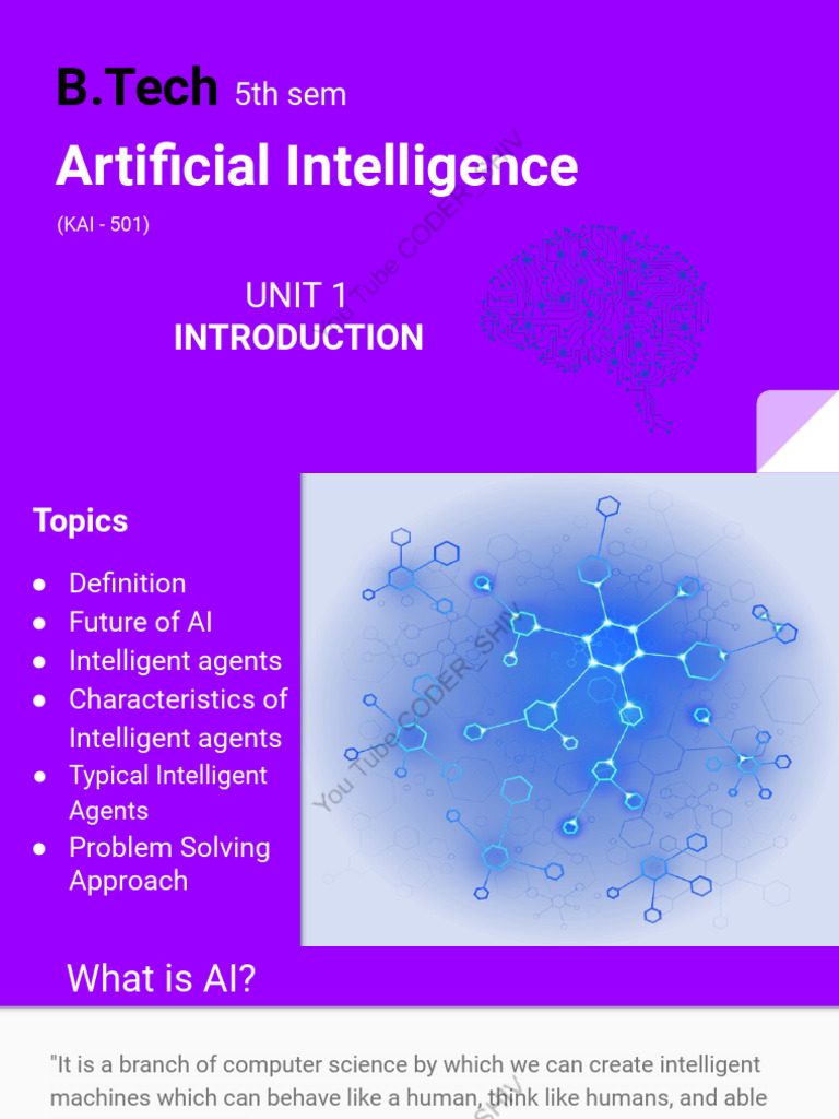 Introduction to Artificial Intelligence | PDF | Artificial Intelligence ...