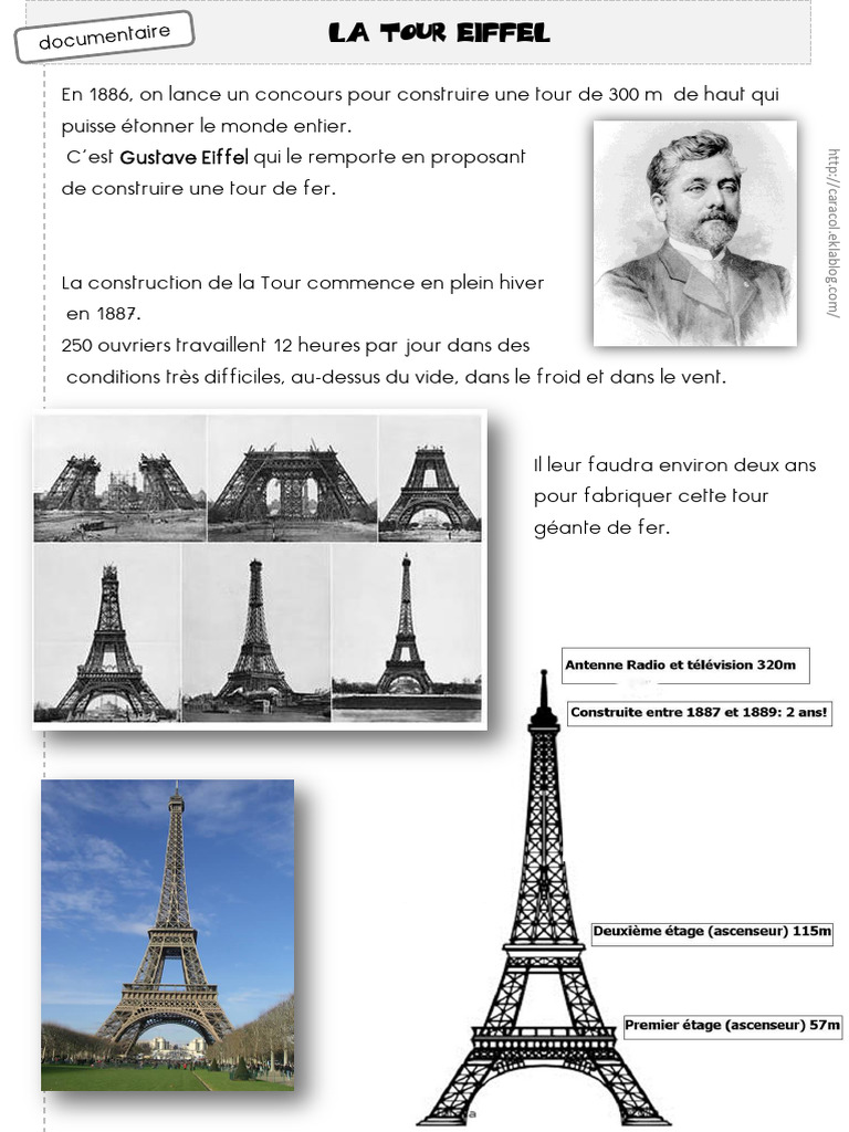 Documentaire sur la Tour Eiffel | PDF