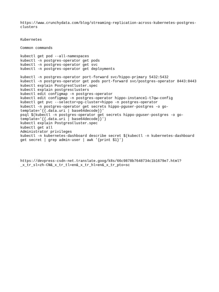 Streaming Replication for Postgres on Kubernetes | PDF