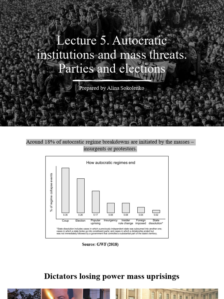 Presentation 5 - Autocratic Institutions (Part II) | PDF | Political ...