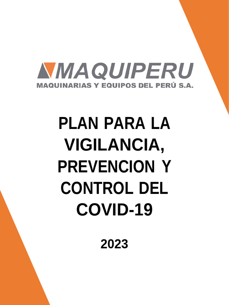 Plan para La Vigilancia, Prevencion y Control Del Covid-19 2023 | PDF ...