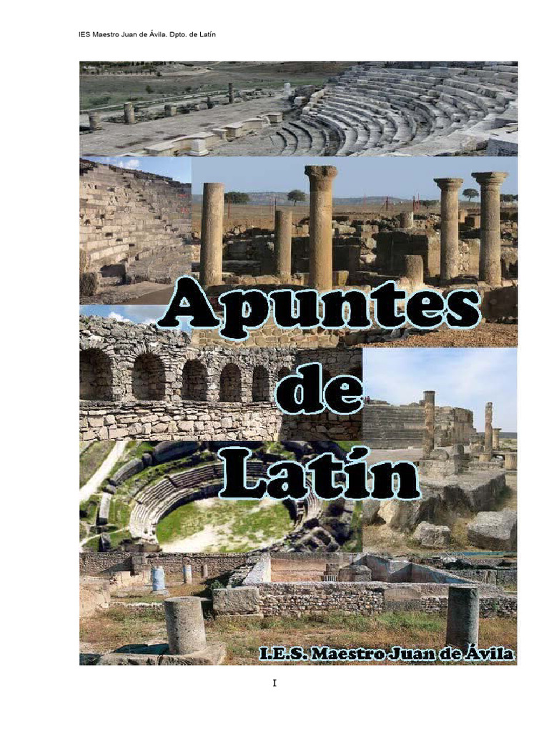 Apuntes de latIN | PDF | Gramática | Morfología Lingüística