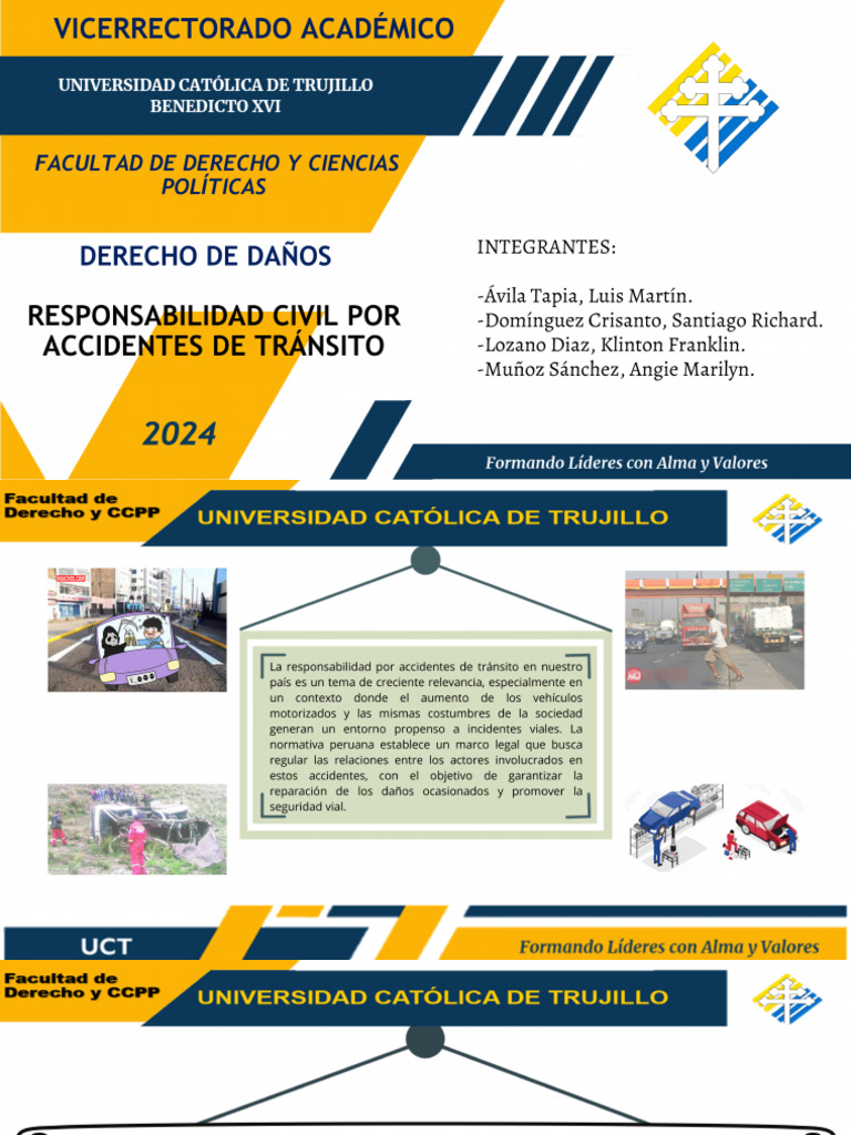 Ppt Responsabilidad Por Accidentes De Tránsito Pdf