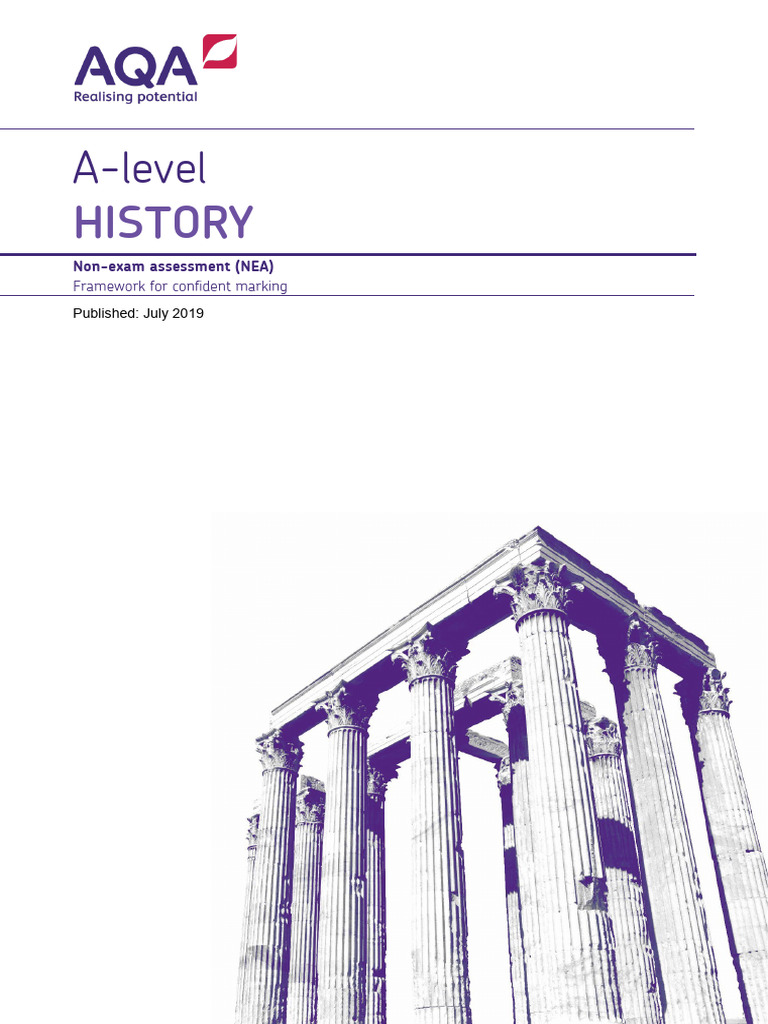 AQA A-Level History NEA Marking Guide | PDF | Evaluation | Cognition