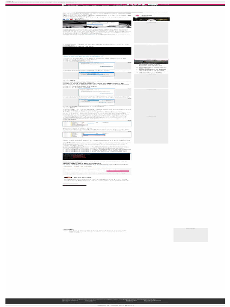 Manage Time Servers on Windows 10 | PDF | Windows 10 | Windows Registry