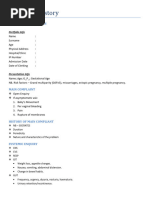 Obstetric History OSCE Checklist Geeky Medics | PDF | Pregnancy ...