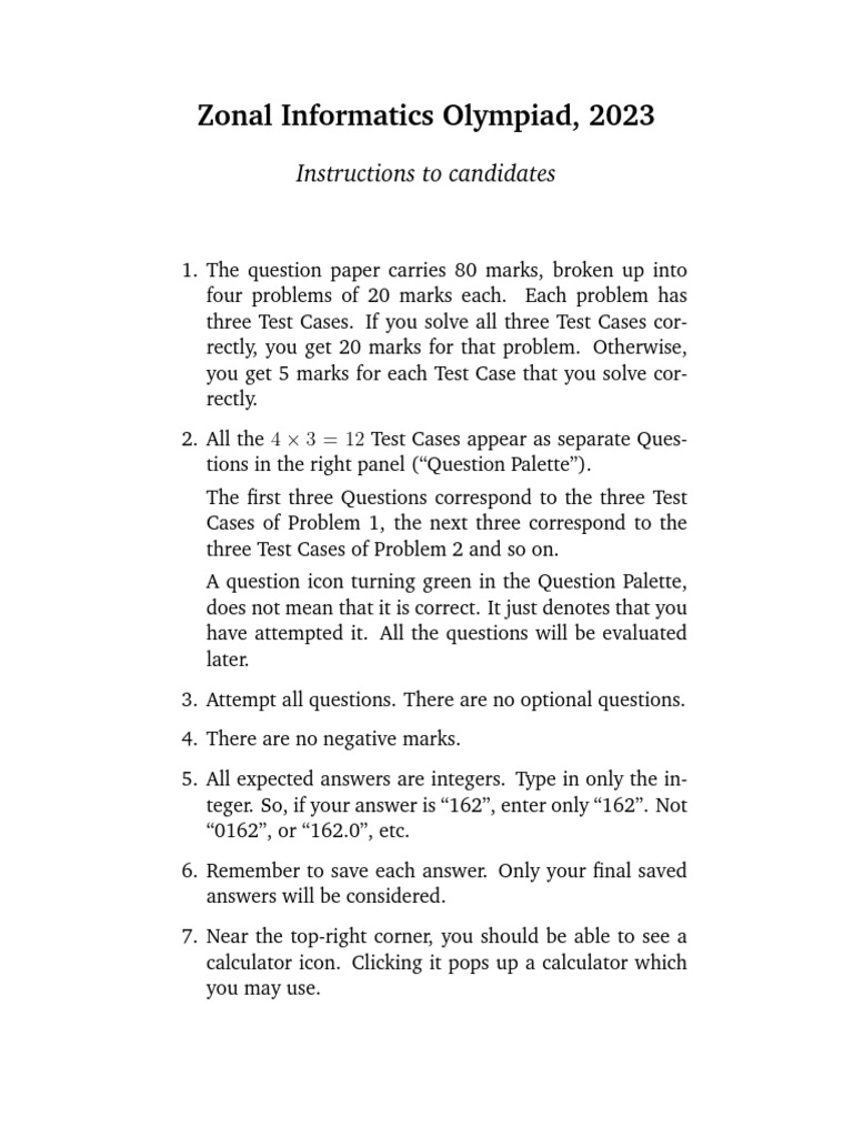 Zio 2023 | PDF | Permutation | Algorithms