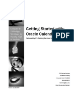 Oracle Calendar Handout