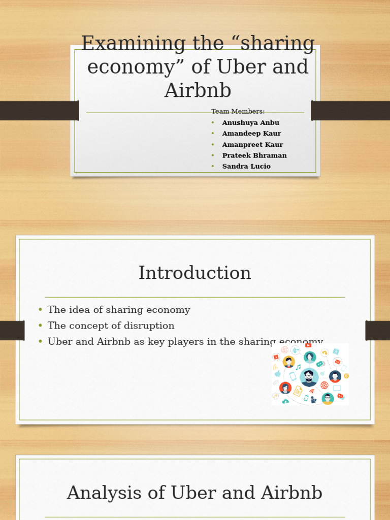 Analysis_of_Uber_and_Airbnb[1] | PDF | Sharing Economy | Market (Economics)