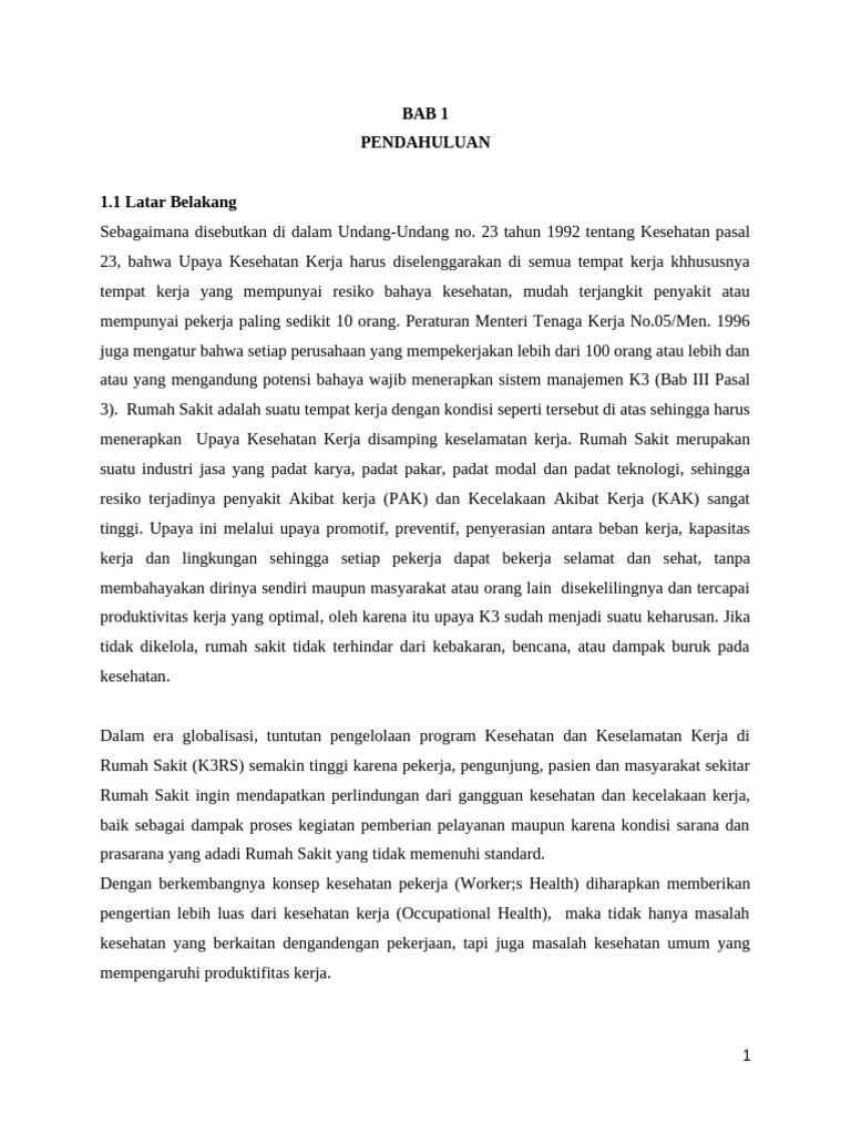 Contoh Laporan PS RSUD Cilegon | PDF