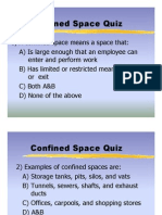 Confined Space Quiz