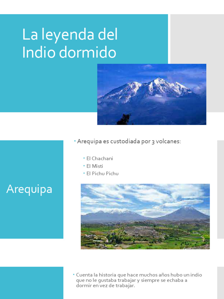 Leyenda del Indio Dormido en Arequipa | PDF