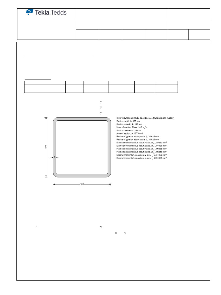 Steel Column Design Calculation Report | PDF | Buckling | Strength Of ...